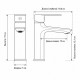 Смеситель для раковины Frap F10502-6, черный