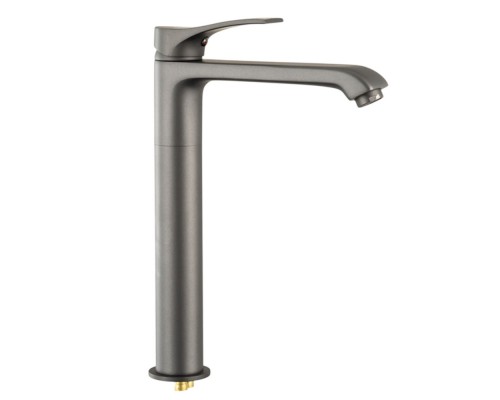 Смеситель для раковины высокий Frap F1075-219, графит