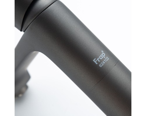 Смеситель для раковины высокий Frap F1075-219, графит