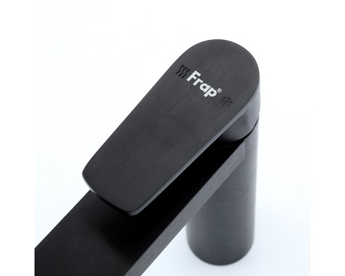 Смеситель для раковины Frap F10201-6, черный