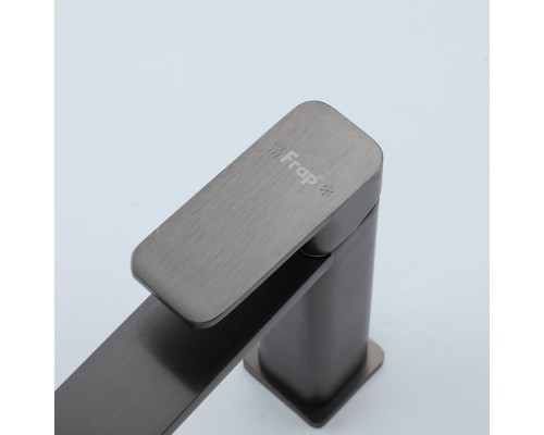 Смеситель для раковины Frap F10202-9, оружейная сталь