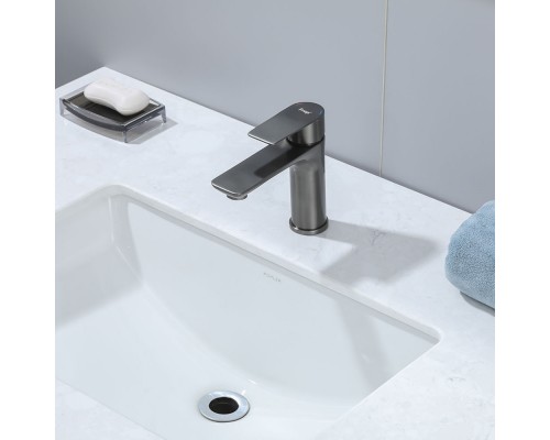 Смеситель для раковины Frap F10806-9, оружейная сталь