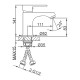 Смеситель для раковины Frud R10157-6, черный
