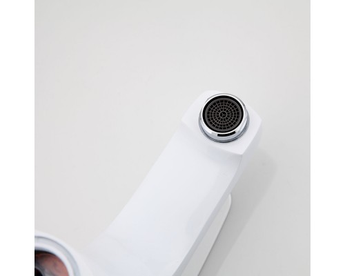 Смеситель для раковины Frud R10301-2, белый