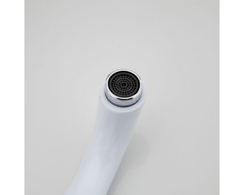 Смеситель для раковины Frud R10332, белый/хром