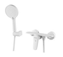 Смеситель для душа Shevanik S4716C, белый
