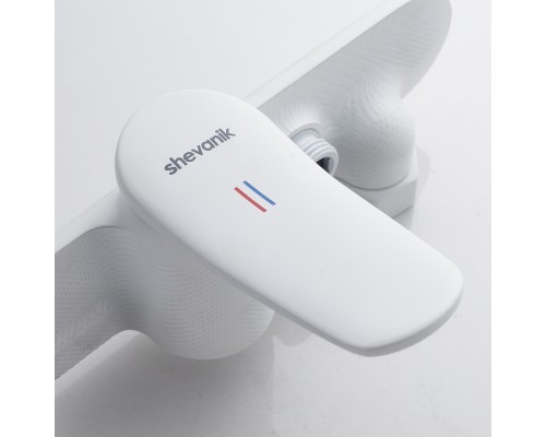 Смеситель для душа Shevanik S4716C, белый