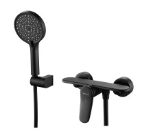 Смеситель для душа Shevanik S4716H, черный