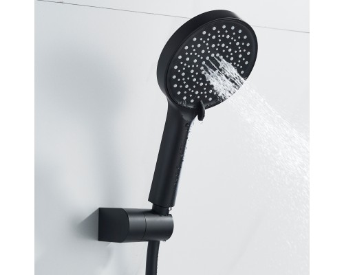 Смеситель для душа Shevanik S4716H, черный