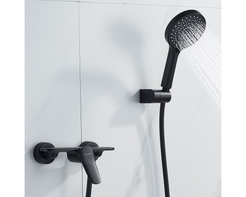 Смеситель для душа Shevanik S4716H, черный