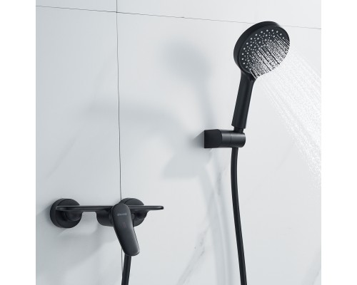 Смеситель для душа Shevanik S4716H, черный