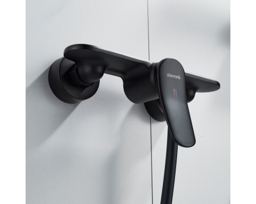 Смеситель для душа Shevanik S4716H, черный