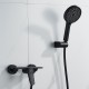 Смеситель для душа Shevanik S4716H, черный