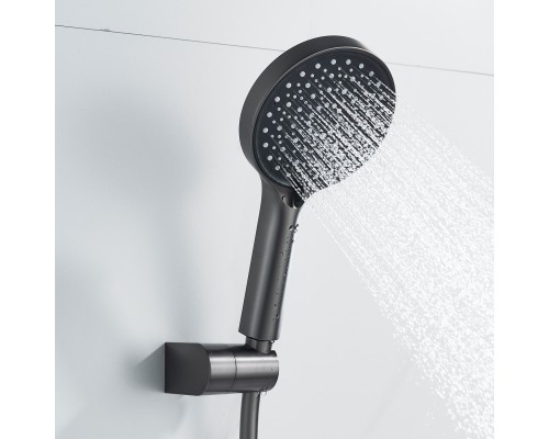 Смеситель для душа Shevanik S4716T, оружейная сталь