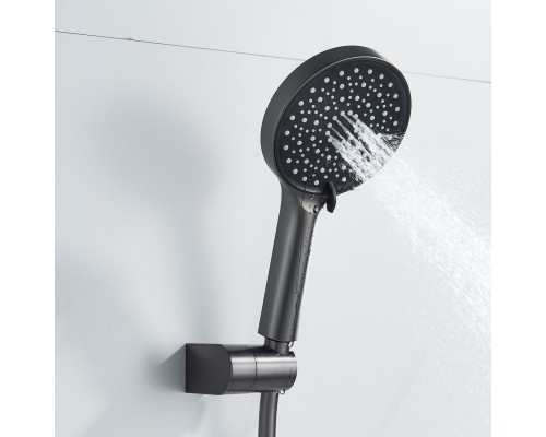 Смеситель для душа Shevanik S4716T, оружейная сталь