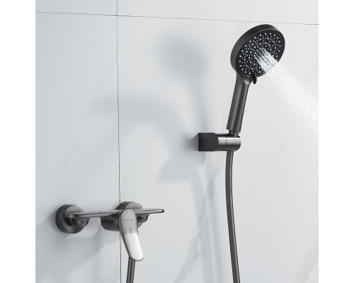Смеситель для душа Shevanik S4716T, оружейная сталь