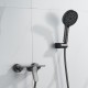 Смеситель для душа Shevanik S4716T, оружейная сталь