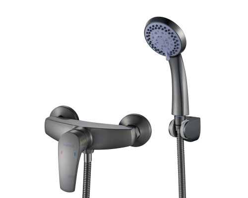 Смеситель для душа Shevanik S5016T, оружейная сталь