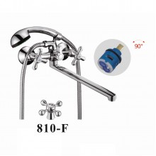 Смеситель для ванны D-Lin D146810-F, хром