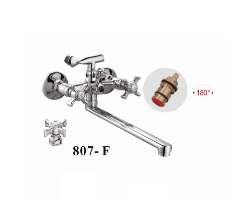 Смеситель для ванны D-Lin D147807-F, хром