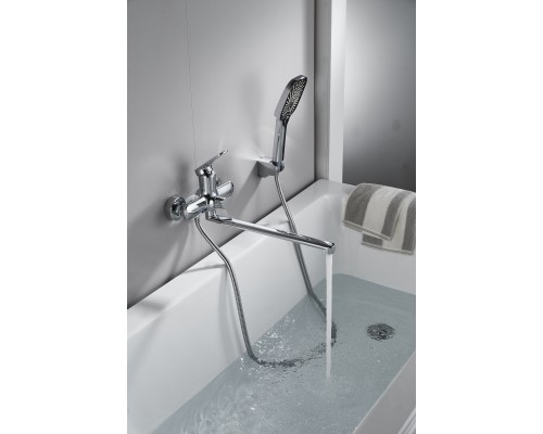 Смеситель для ванны Shevanik S8522, хром