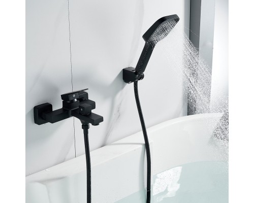 Смеситель для ванны Shevanik S9602H, черный