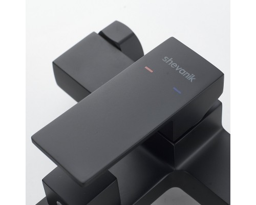 Смеситель для ванны Shevanik S9602H, черный