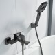 Смеситель для ванны Shevanik S9602T, оружейная сталь