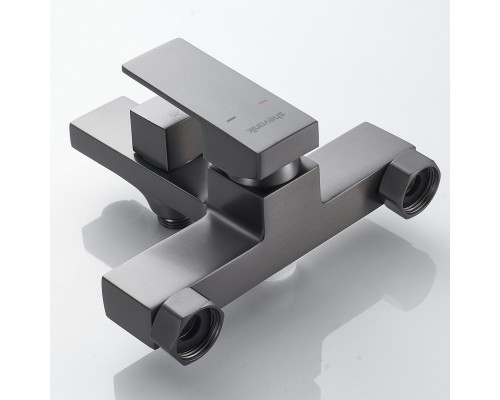 Смеситель для ванны Shevanik S9602T, оружейная сталь