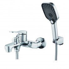Смеситель для ванны Shevanik S6202, хром