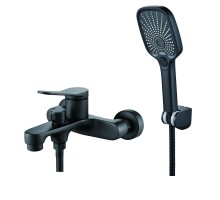 Смеситель для ванны Shevanik S6202H, черный