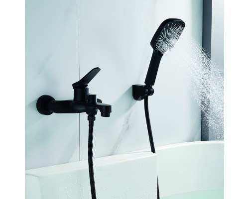 Смеситель для ванны Shevanik S6202H, черный