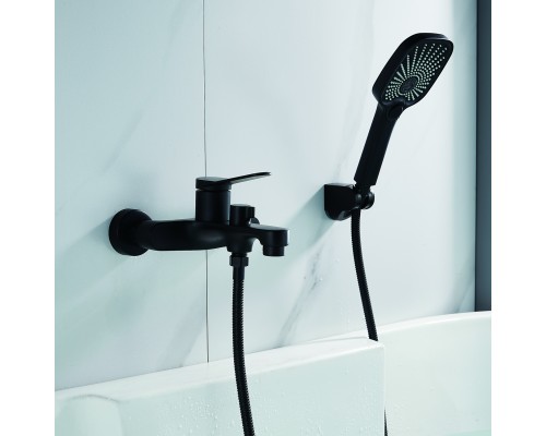 Смеситель для ванны Shevanik S6202H, черный