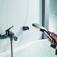 Смеситель для ванны Shevanik S6202T, оружейная сталь