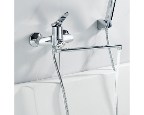 Смеситель для ванны Shevanik S6222, хром