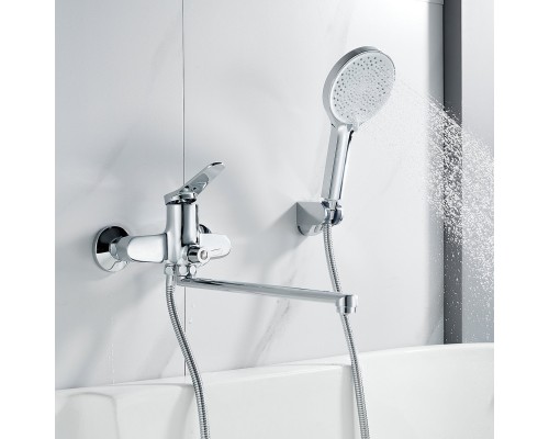 Смеситель для ванны Shevanik S6222, хром