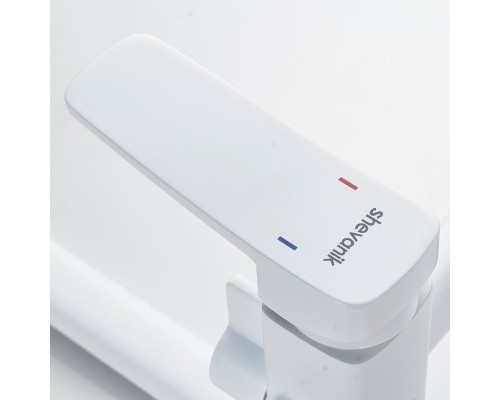 Смеситель для ванны Shevanik S9922C, белый