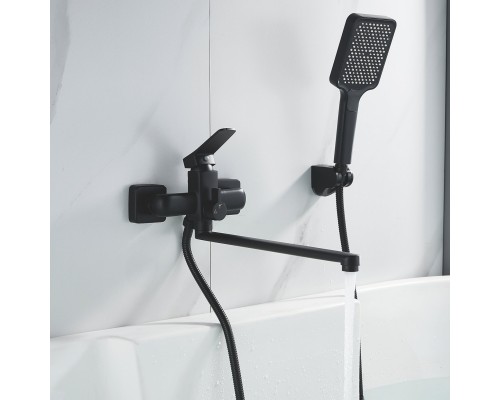 Смеситель для ванны Shevanik S9922H, черный