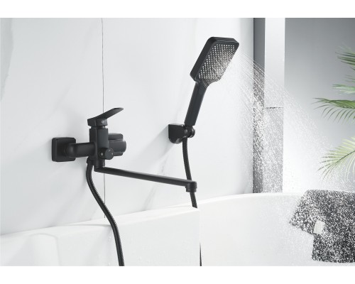Смеситель для ванны Shevanik S9922H, черный