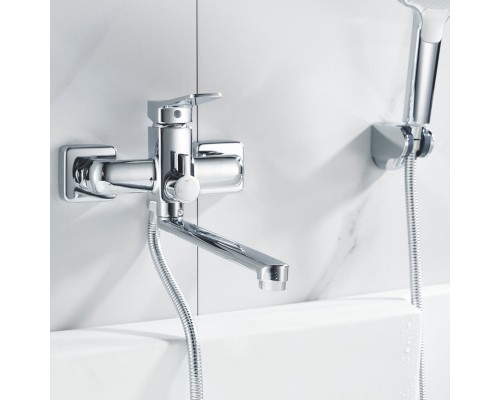 Смеситель для ванны Shevanik S9902, хром