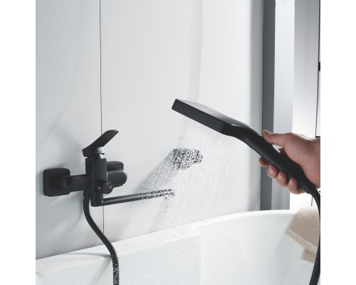 Смеситель для ванны Shevanik S9902H, черный