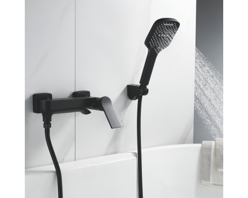Смеситель для ванны Shevanik S4102H, черный