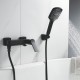 Смеситель для ванны Shevanik S4102H, черный