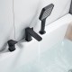 Смеситель на борт ванны Shevanik S9912H, черный