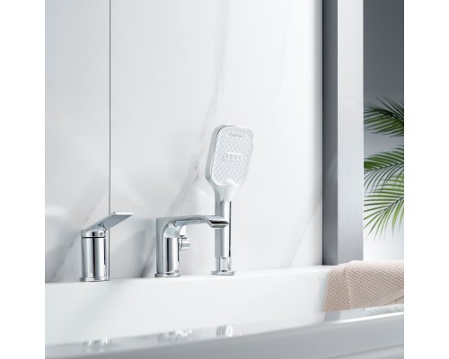 Смеситель на борт ванны Shevanik S4112, хром