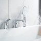 Смеситель на борт ванны Shevanik S4112, хром