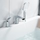 Смеситель на борт ванны Shevanik S4112, хром