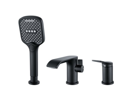 Смеситель на борт ванны Shevanik S4112H, черный