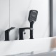 Смеситель на борт ванны Shevanik S4112H, черный