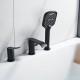 Смеситель на борт ванны Shevanik S4112H, черный